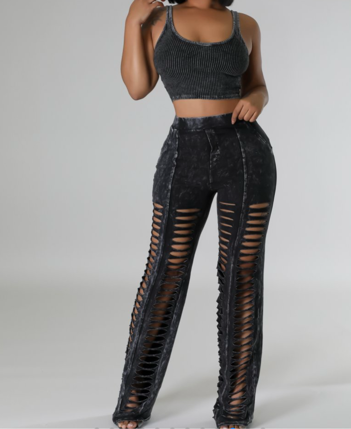 2pc (Grey) Outfit