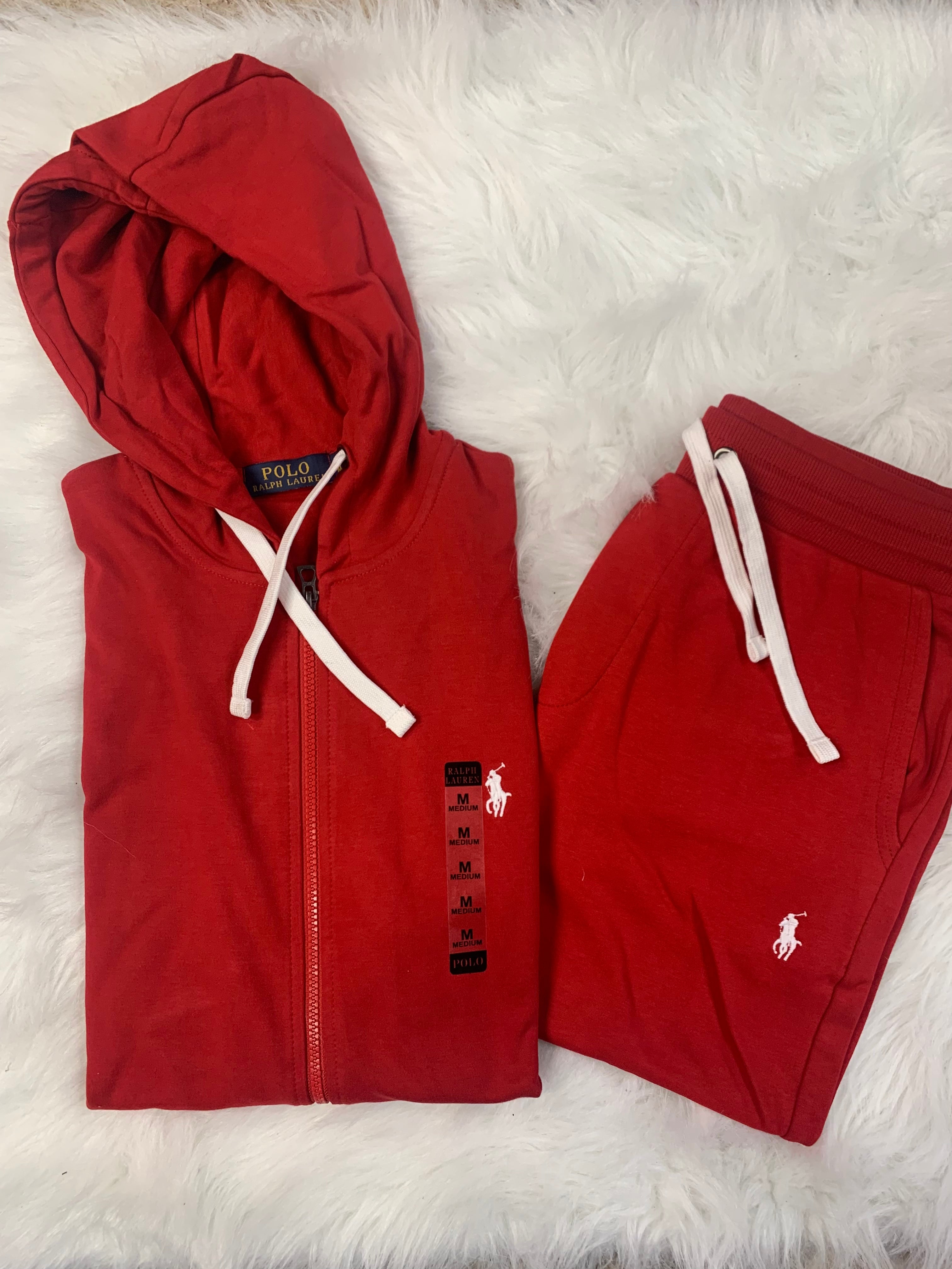 Polo jogger sweat suit Clearance