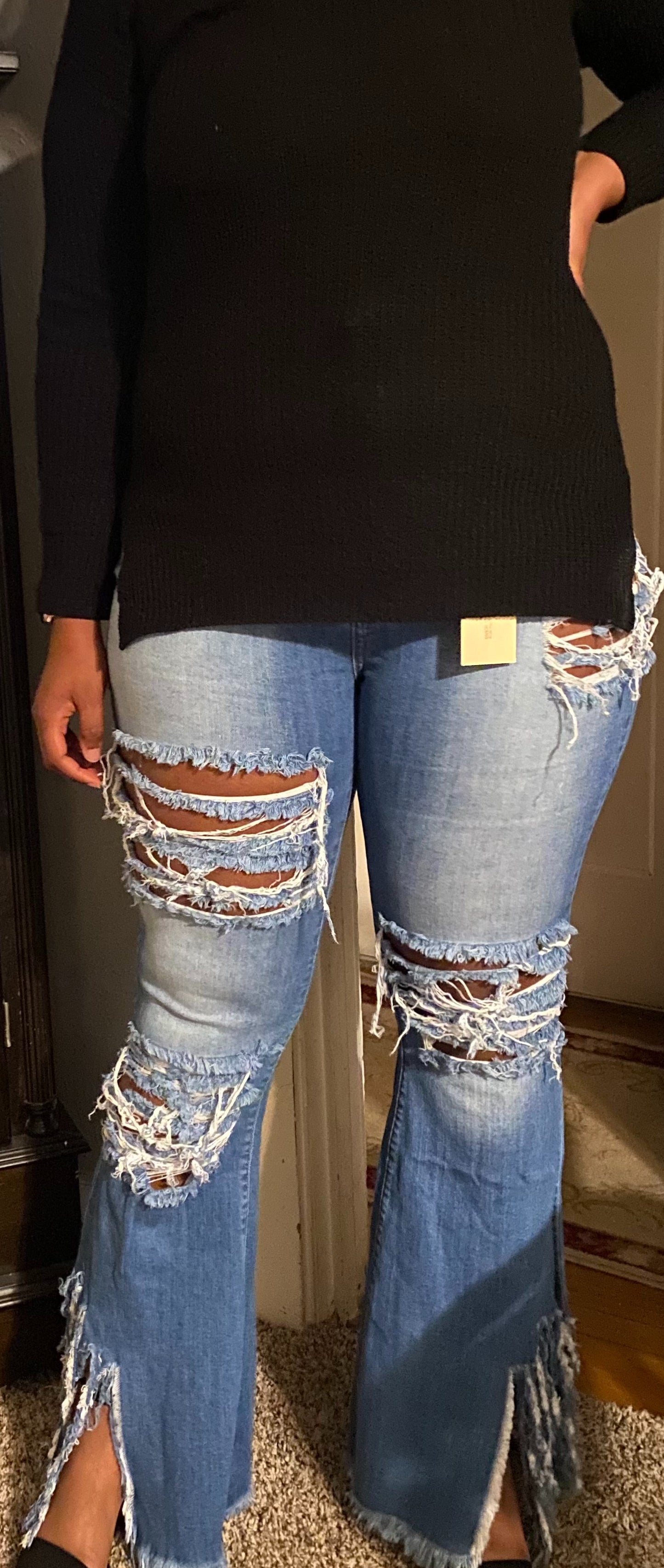 Cut Up Girl Plus Size Jeans