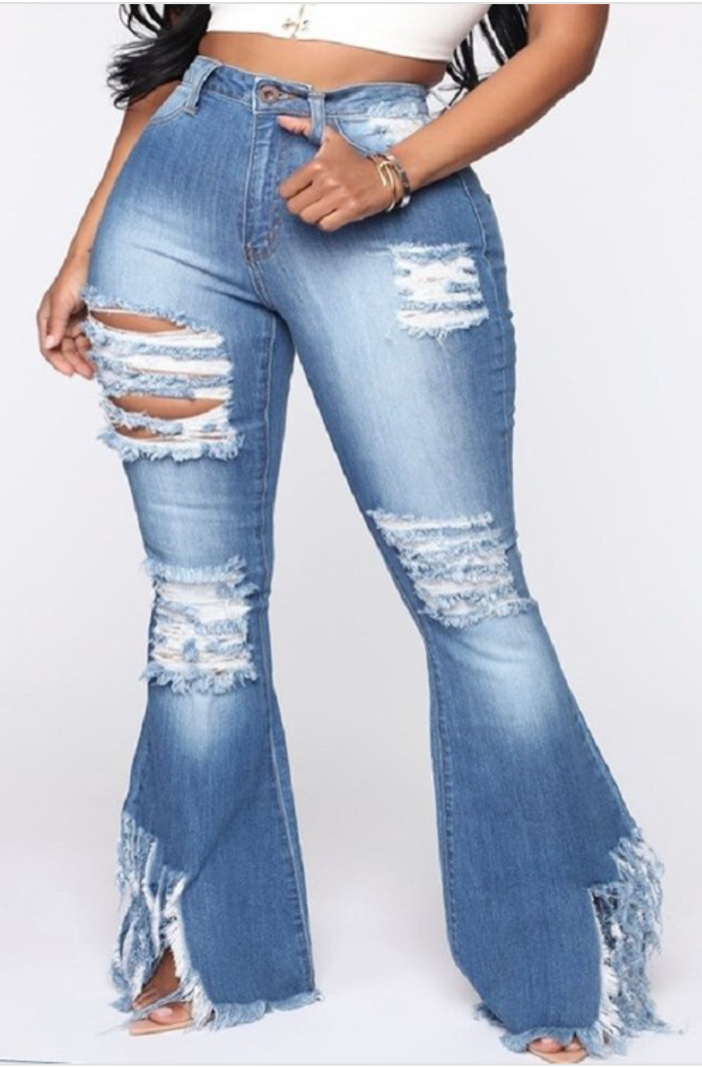 Cut Up Girl Plus Size Jeans