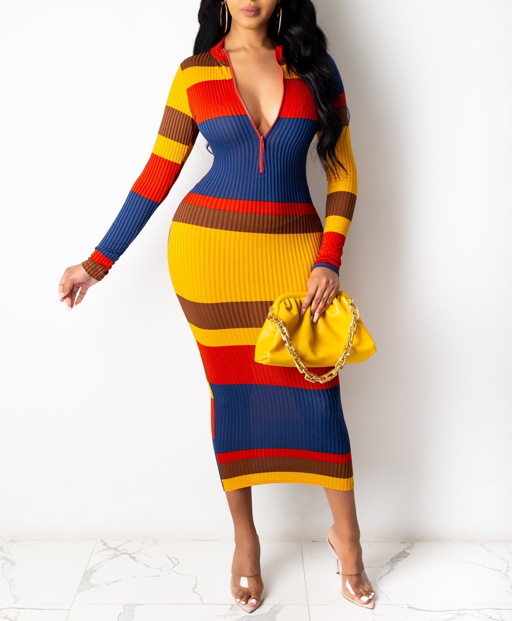 Multi Stripe Dress