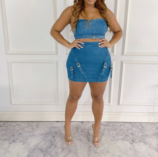 Sexy Top & Skirt Set