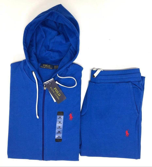 Royal Blue Polo Jogger/ Tracksuit Set