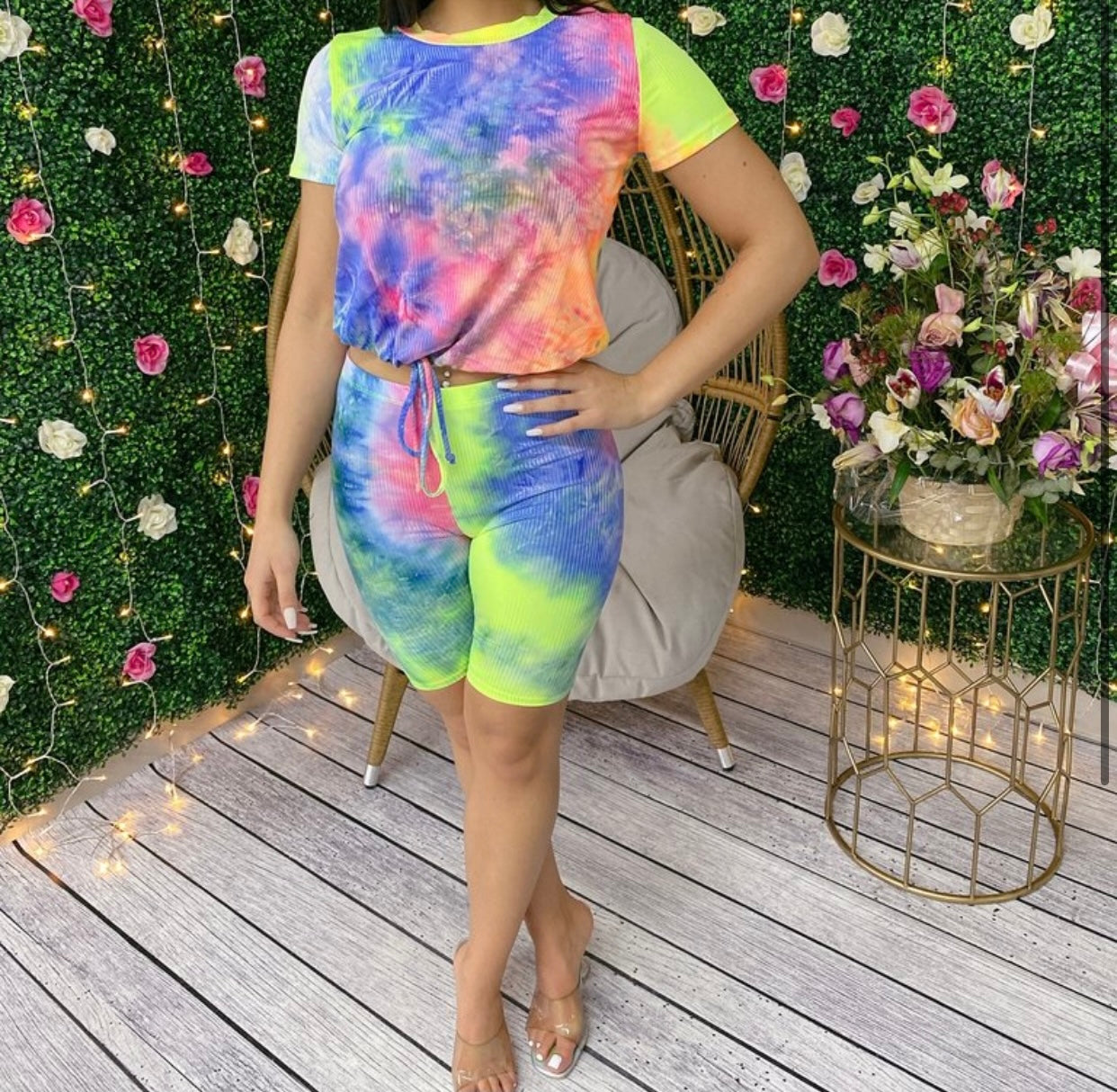 Tie Dye Short Set