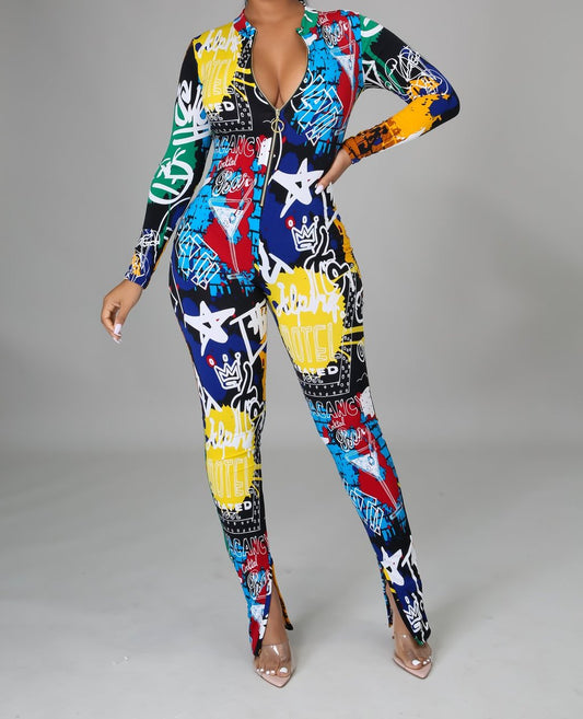 Graffiti Jumpsuit